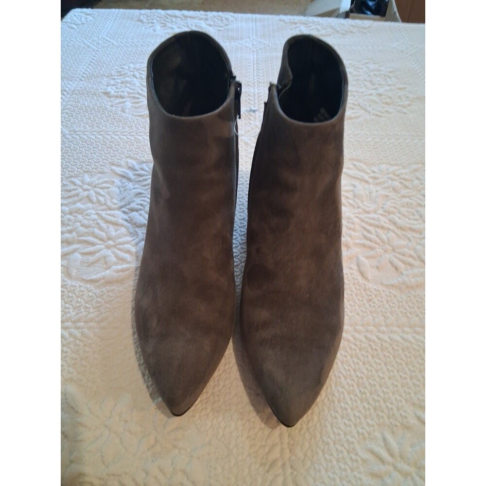 NEW $385 Paul Green Bridget Suede Bootie ankle Boot Sz 6 Gray Iron